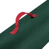 Hastings Home Set of 2 Wrapping Paper Storage Bag up to 40" Rolls of Gift Wrap, Zippered Canvas Tote (Green) 799755HRE